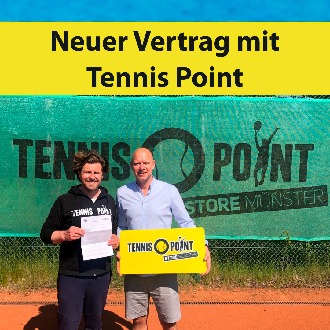 Neuer Vertrag mit Tennis-Point