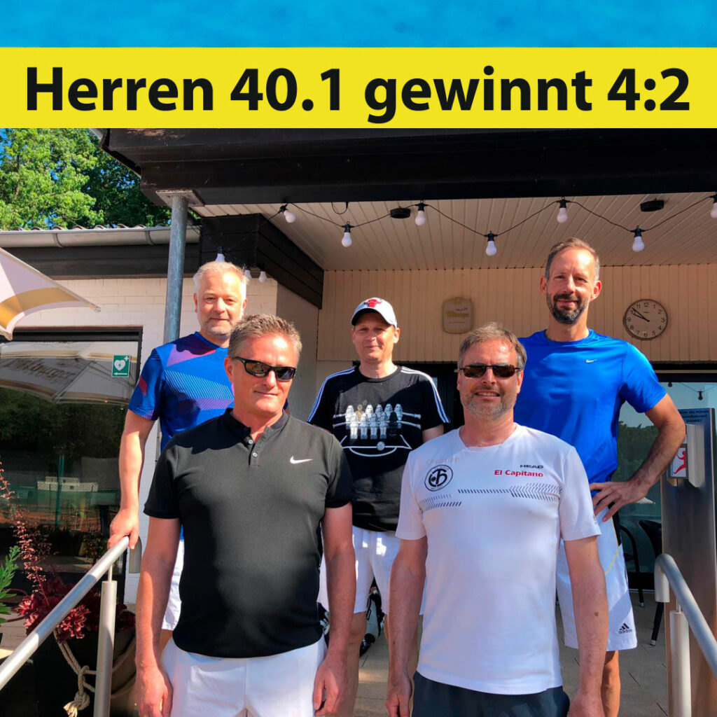 Herren 40.2 gewinnt mit 4:2