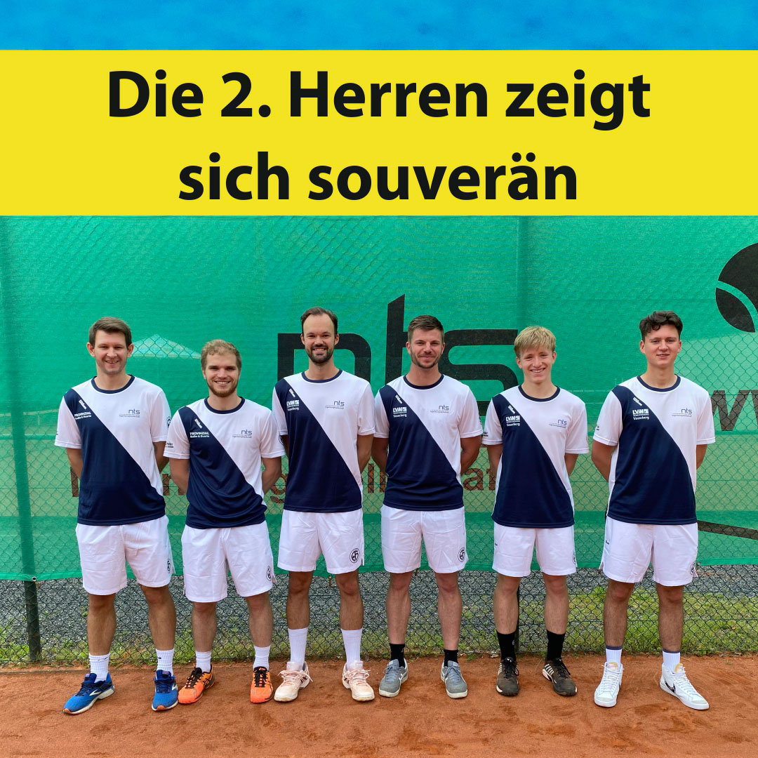 Die 2. Herren zeigt sich souverän