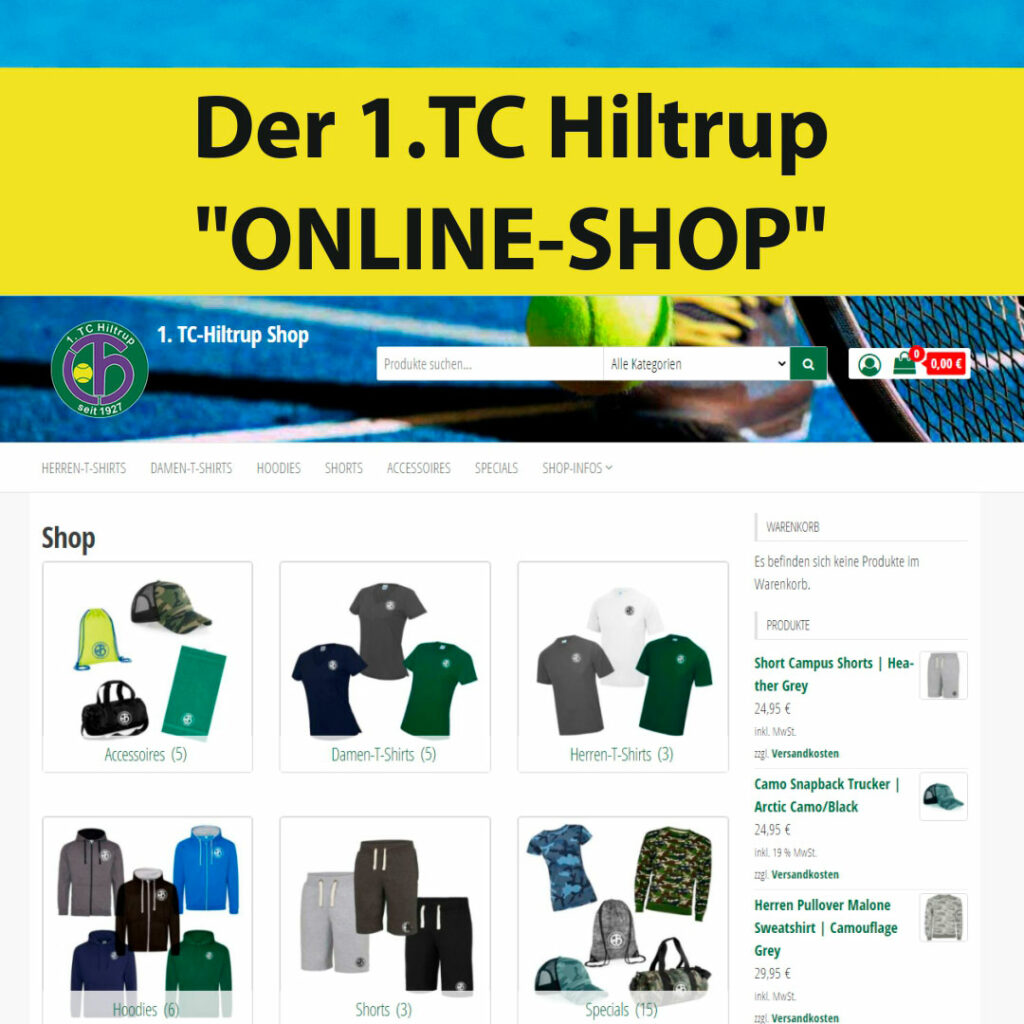 Der 1. TC Hiltrup ""ONLINE-SHOP"