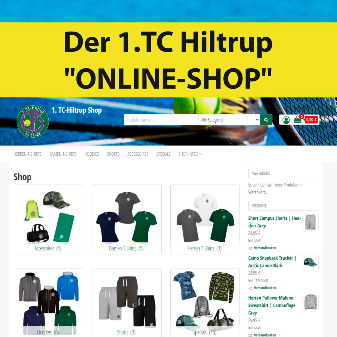 Der 1. TC Hiltrup ""ONLINE-SHOP"