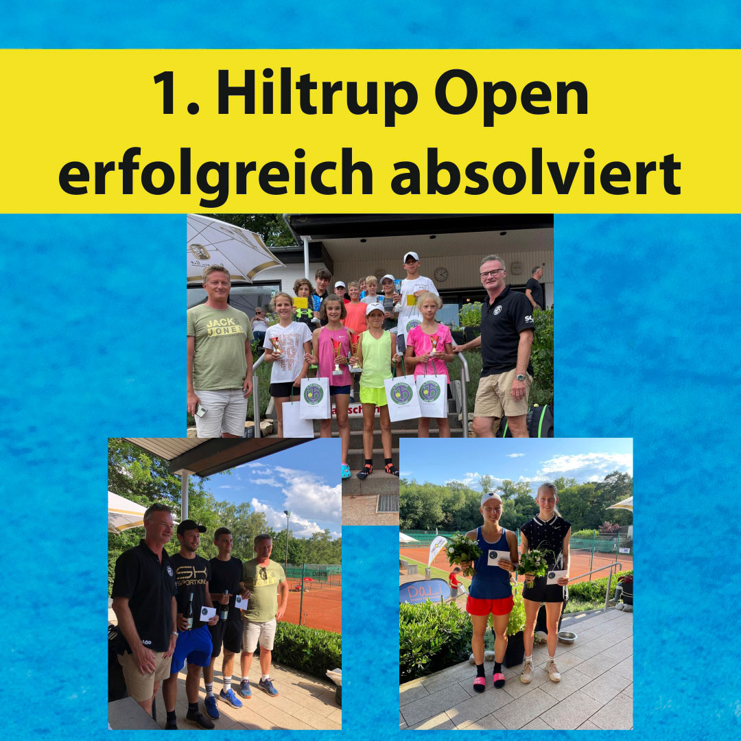 1. Hiltrup Open erfolgreich absolviert