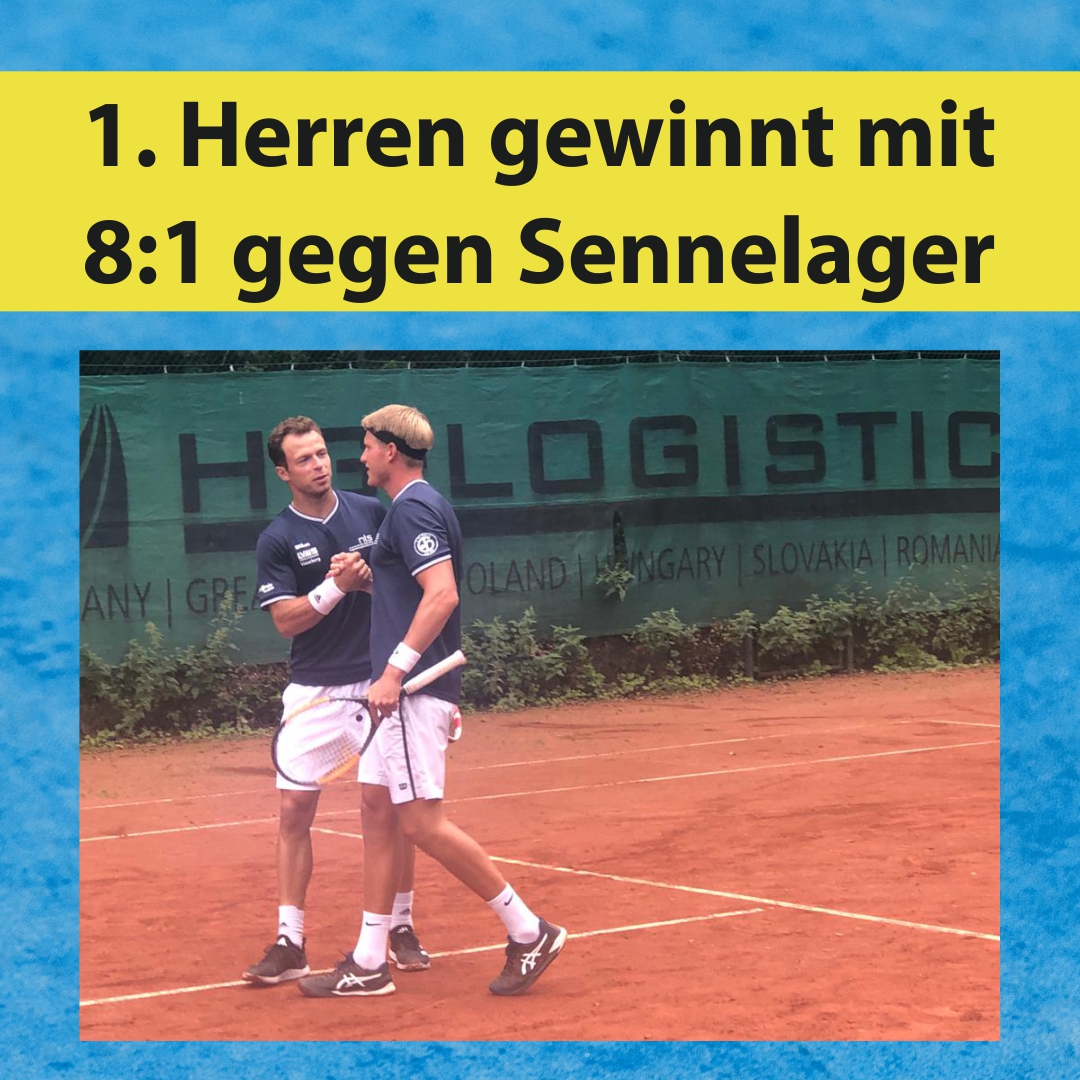 1. Herren gewinnt mit 8:1 gegen Sennelager