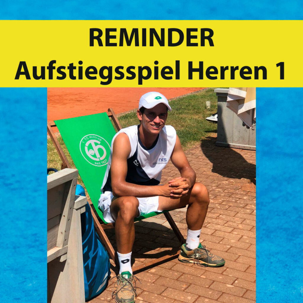 Reminder - Aufstiegsspiel Herren 1