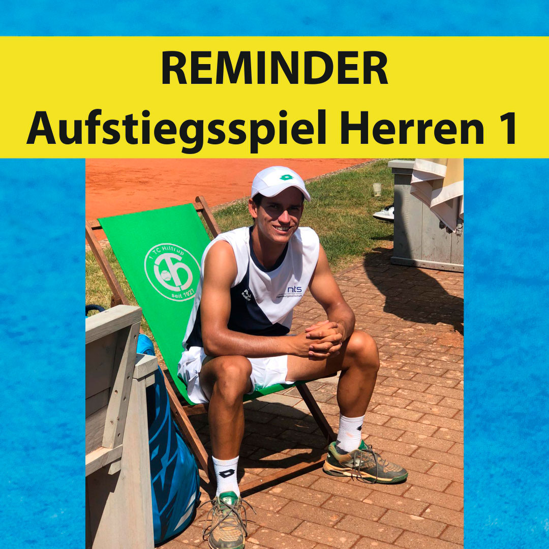 Reminder - Aufstiegsspiel Herren 1