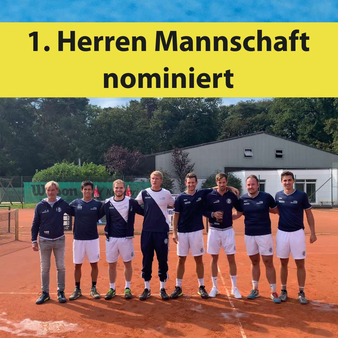 1. Herren Mannschaft nominiert