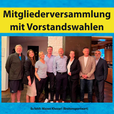 Mitgliederversammlung mit Vorstandswahlen