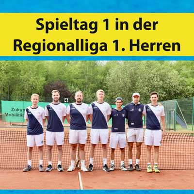 Spieltag 1 in der Regionalliga 1. Herren