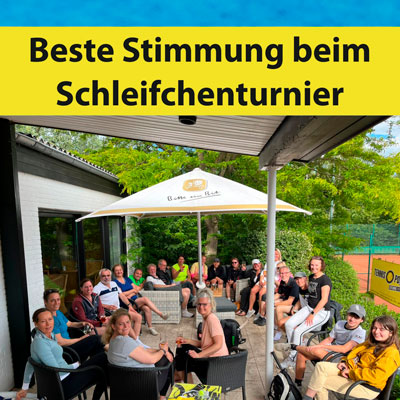 Beste Stimmung beim Pfingst- Schleifchenturnier.