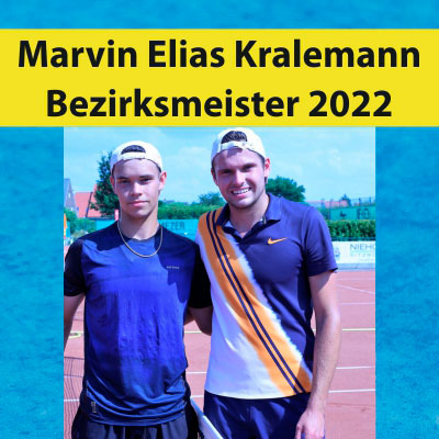 Marvin Elias Kralemann Bezirksmeister 2022