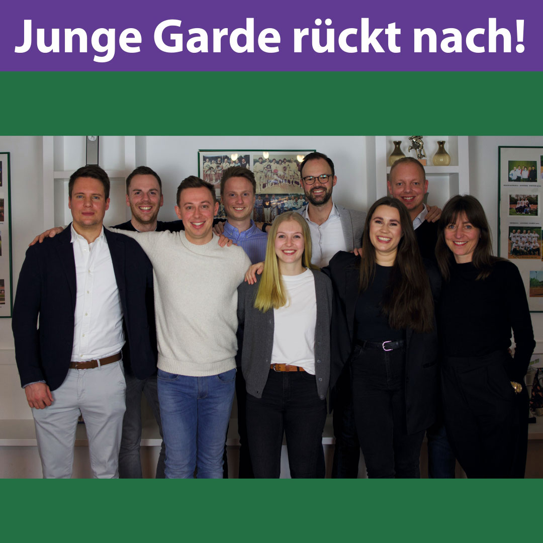 Junge Garde rückt nach!